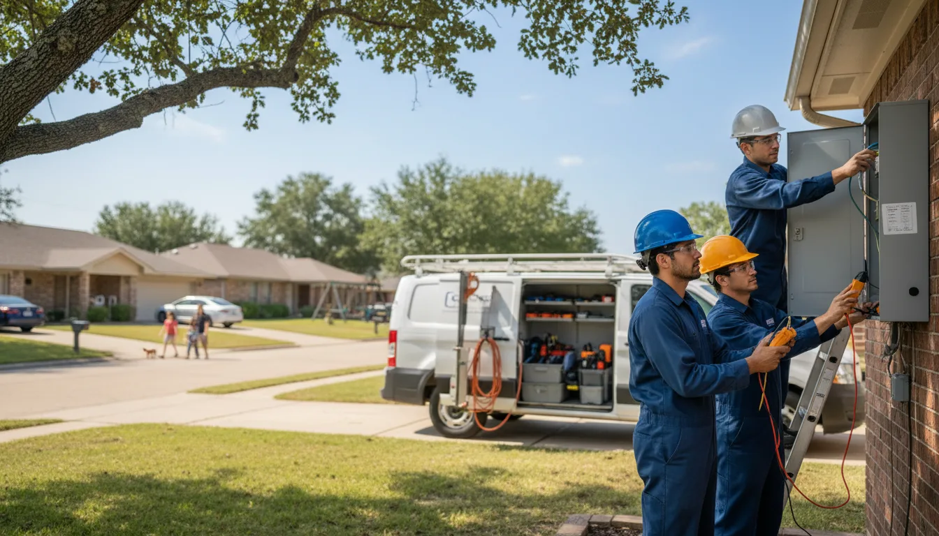 Certified electrician providing emergency electrical services in Hugo, MN